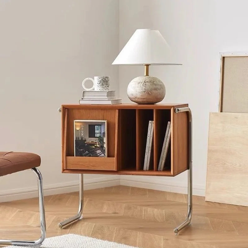 Tables De Chevet en bois massif, petite bibliothèque De salon, côté canapé, Tables De Chevet simples, armoire De balcon, Tables De rangement, meubles De Nuit