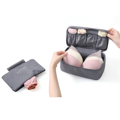 Sac de finition de soutien-gorge pour sous-vêtements, sacs à cosmétiques, boîte de voyage étanche, paquet de lavage, organisateur de toilette multifonctionnel de grande capacité