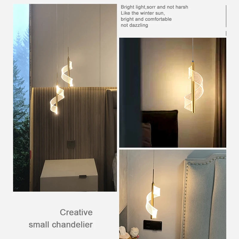 Nordic LED Pendant Lights Indoor Lighting Hanging Lamp For Home Bedside Living Room Decoration Dining Tables Aisle Modern Light