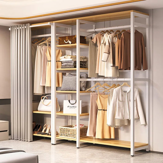 Rack Clothes Wardrobes Living Room Dressing Storage Divider Organizer Wardrobes Mobile Armario De Ropa Space Saving Furniture