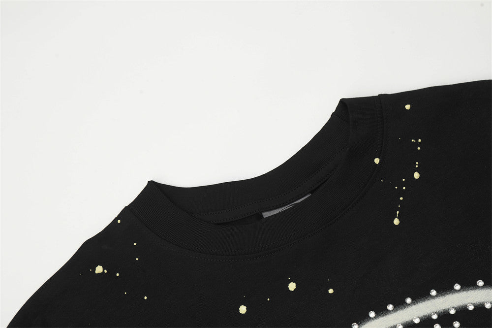 Printed Starry Sky Short-sleeved T-shirt For Men