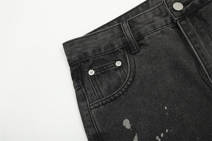 XINGX Printed Straight Jeans For Men