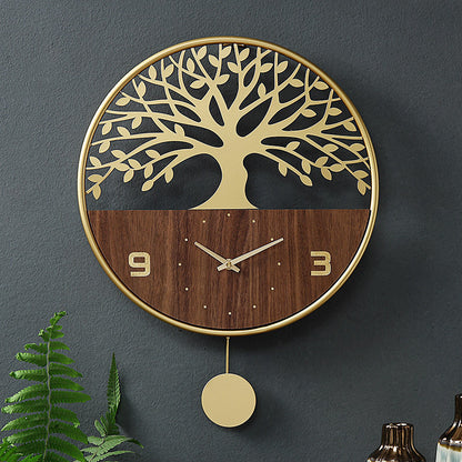 Salon Maison Boutique Mode Simple Art Horloge Murale