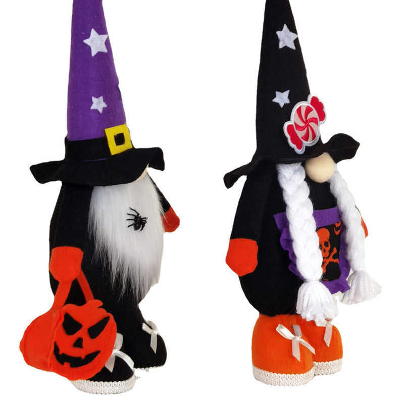 New Halloween Decoration Doll Pumpkin Bag