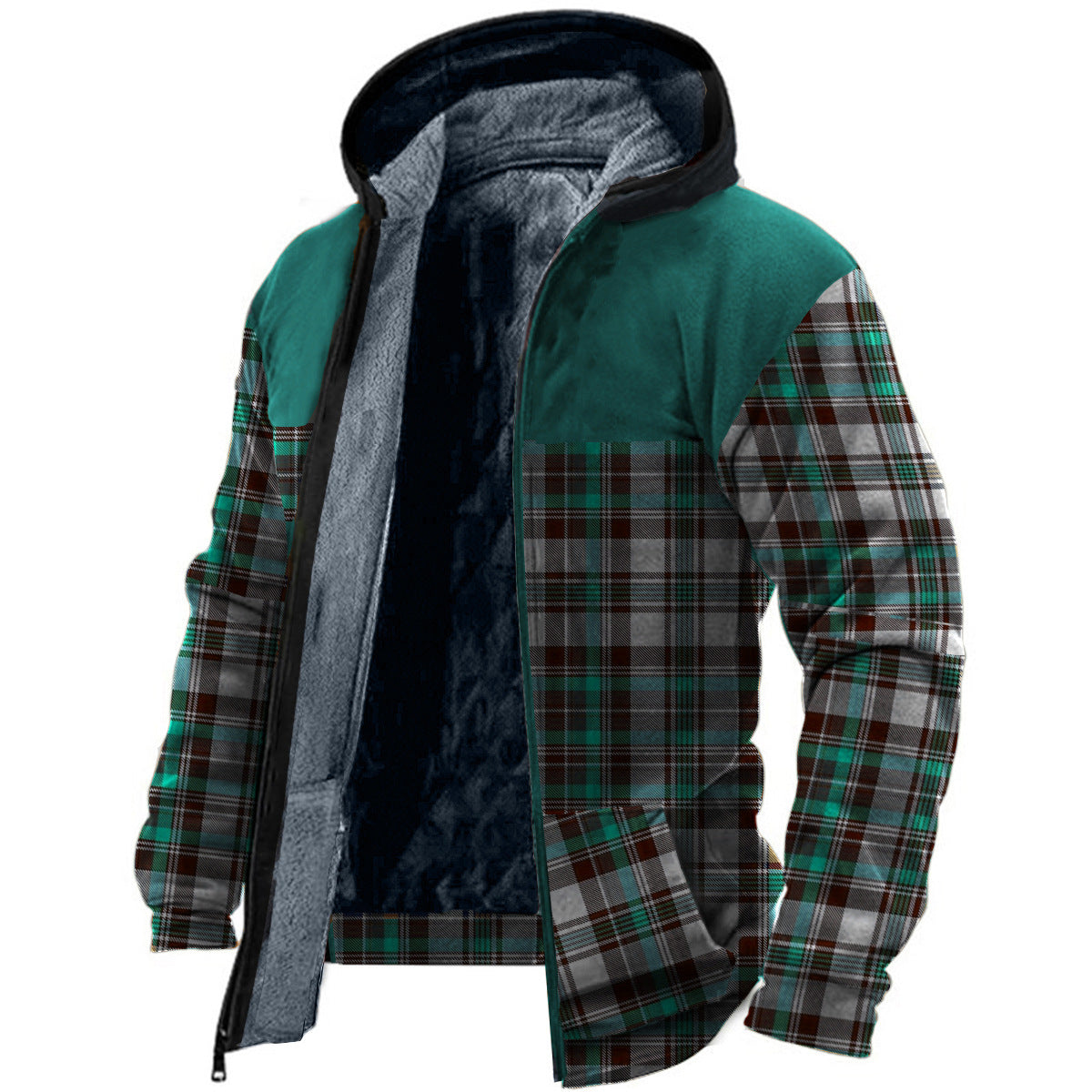 Winter Men's Hooded Printed Hoodie