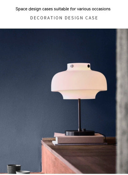 Nordic Cozy Bedroom Bedside Glass Lamp