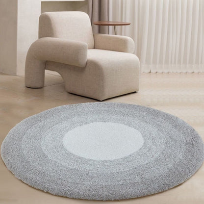 Tapis rond épaissi chambre chevet fille simple et sale