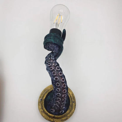 Applique murale tentacule à lumière électrique rétro poulpe, lampe pour la décoration de la maison