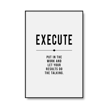 Printed Canvas Poster Modern Business Decor Office Wall Art Picture