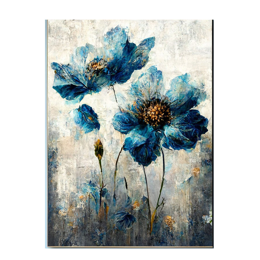 Handmade Floral Oil On Canvas Painting Home Decoration Poster