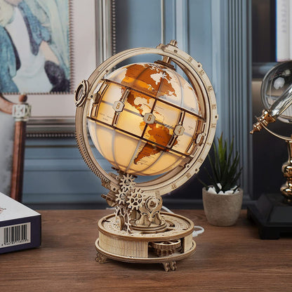 Rokr Globe lumineux 3D en bois, 180 pièces, Kits de blocs de construction, jouet, offre spéciale