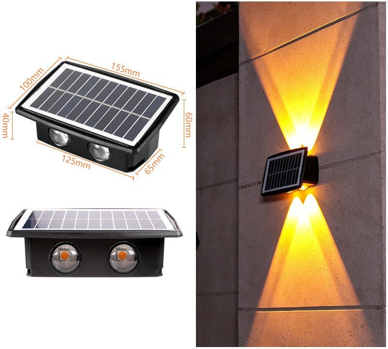 Impermeabilización de luces solares de pared para exteriores