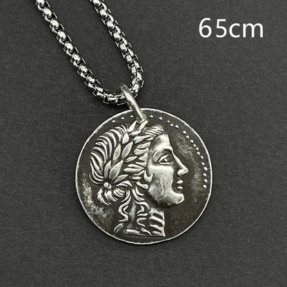 Reproduction Of Ancient Greek Jewelry Silver Coins