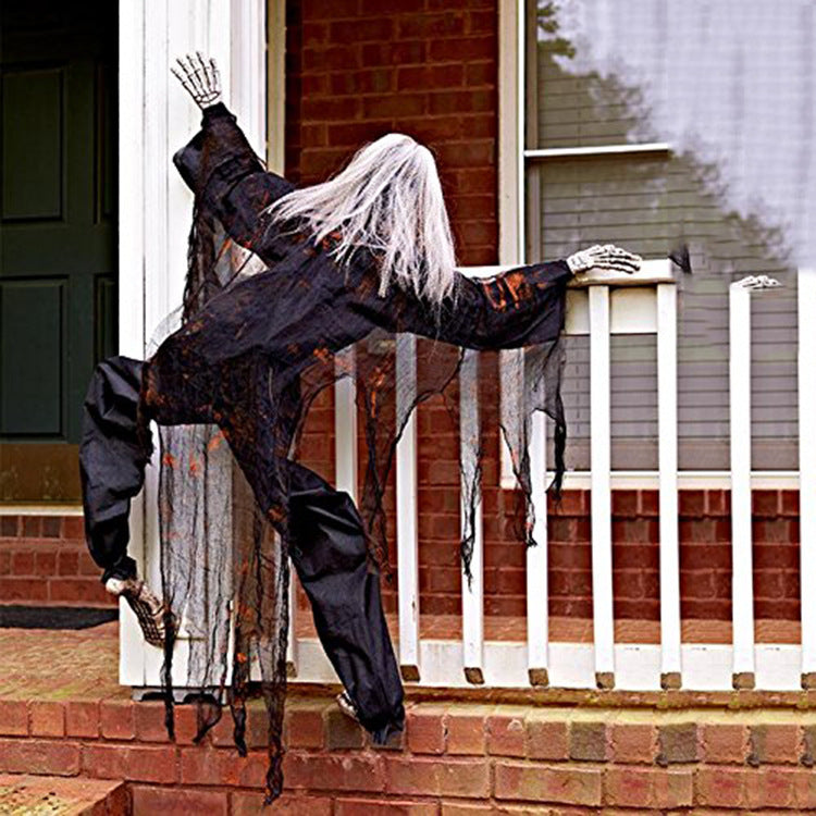 Wall Climbing Ghost Halloween Scary Horror Faceless Climbing Door Climbing Window Climbing Bed Ghost