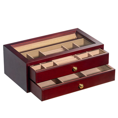 Jewelry Box Storage Box High-end Luxury Solid Wood Simplicity Multi-layer