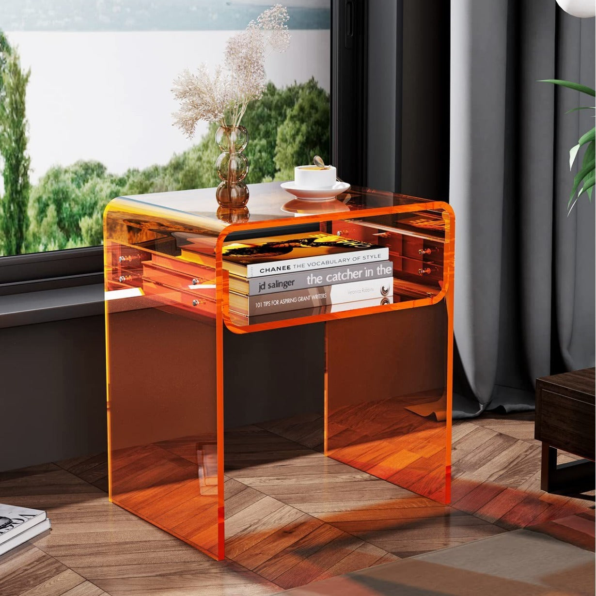 Home Transparent Acrylic Tea Table