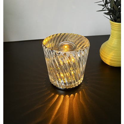 Nordic Bar Restaurant Bedside USB Wireless Charging Atmosphere Crystal Lamp