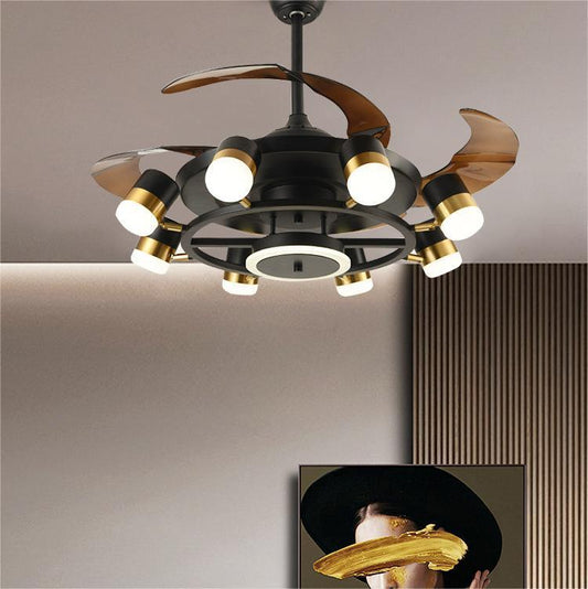 Lustre de maison moderne avec ventilateur électrique