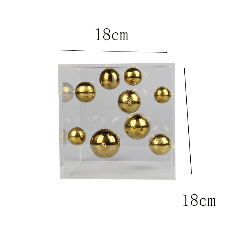 Simple Light Luxury Acrylic Cover Planet Decoration Soft Decoration