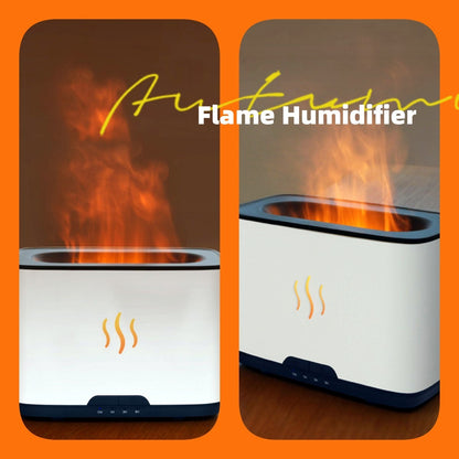 Nouveau Humidificateur d'aromathérapie à flamme, grande capacité, décoration de maison, bureau,