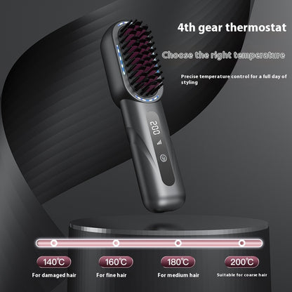 Multi-gear Adjustment Retractable Portable Wireless Straight Comb