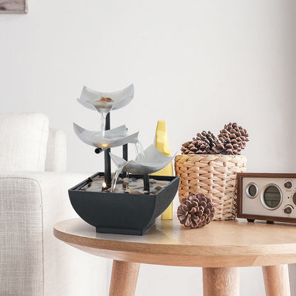 Nouvelle décoration de la maison, ornements d'eau qui coule, fontaine de bureau, artisanat pour la décoration de la maison