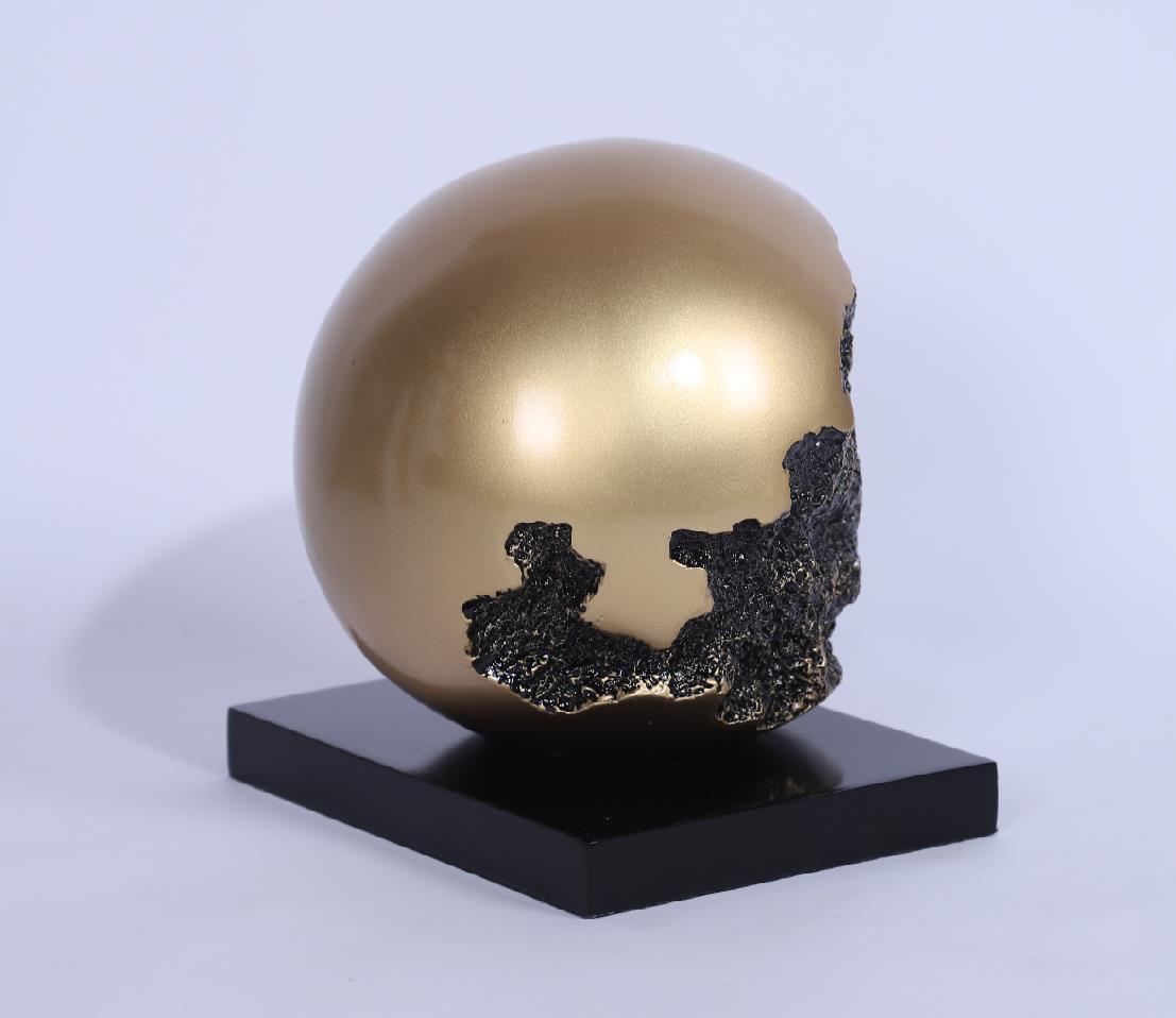 Creative Resin Spherical Sculpture Furniture Decoration Ornament