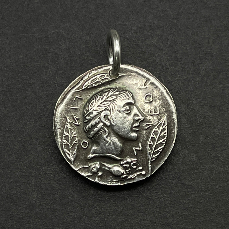 Non Fading Sterling Silver Coin Necklace