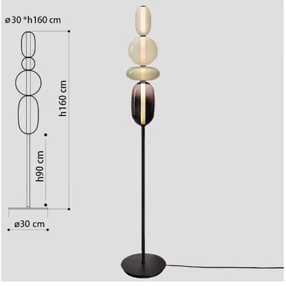 Lampe de bureau nordique mi-ancienne créative enrobée de sucre sur un bâton, lampe de bureau minimaliste de haute qualité pour chambre à coucher