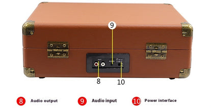 Tourne-disque vinyle valise