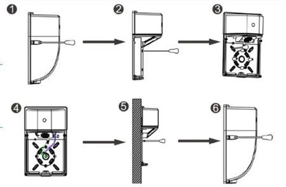 Light Sense Integrated Wall Lamp