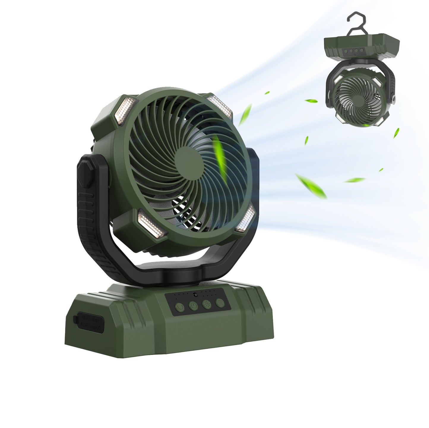 Batterie externe domestique extérieure, ventilateur de Camping à lumière LED