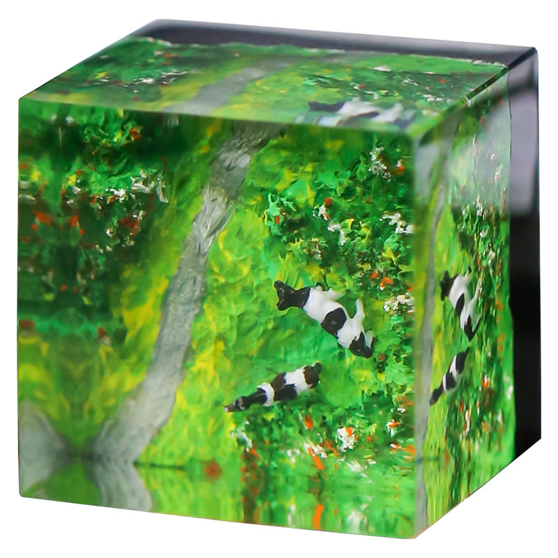 Resin Landscape Oil Painting Decoration