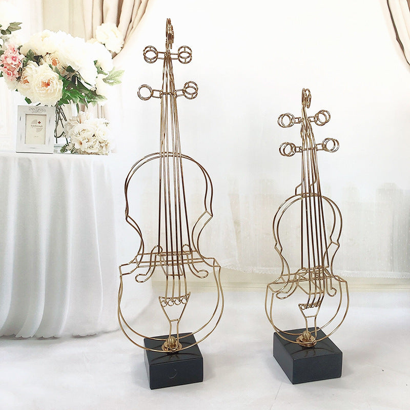 Simple Violin Decoration Modern Style Living Room Accessories