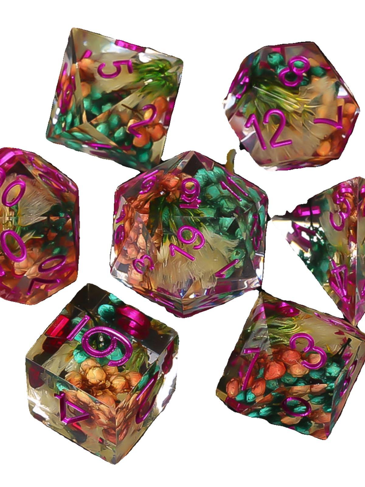 Running Ball Dice Natural Resin Suit