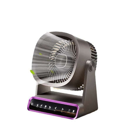 Petit ventilateur rechargeable mural sans perforation