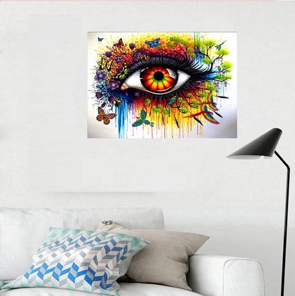 Cuadro Decorativo Ojo Fantasía Especial 70x 50 Cm