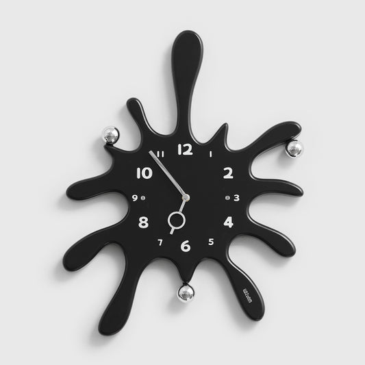 Reloj de pared creativo sin perforaciones de arte simple