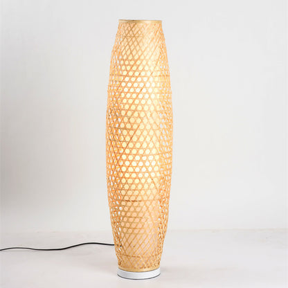 Southeast Asia Bamboo Art Lamp Japanese Tatami