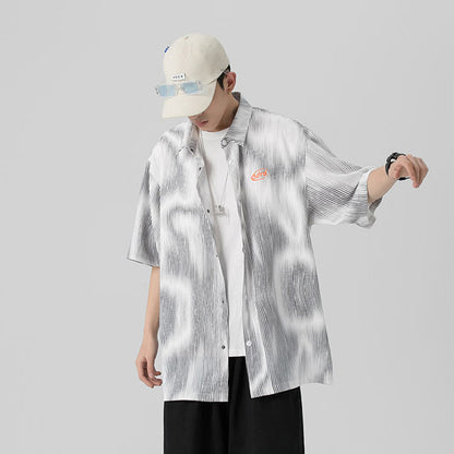 HC2037-P45 Printed Short Sleeve Shirt