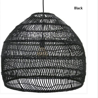 Light Luxury Rattan Chandelier Art Villa Lamps