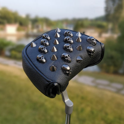 Funda universal para palos de golf con clavo puntiagudo y calavera