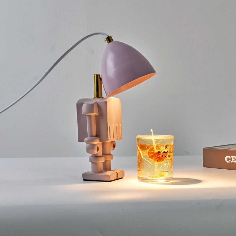 Lampe à cire d'aromathérapie robot, lampe de Table à parfum Simple