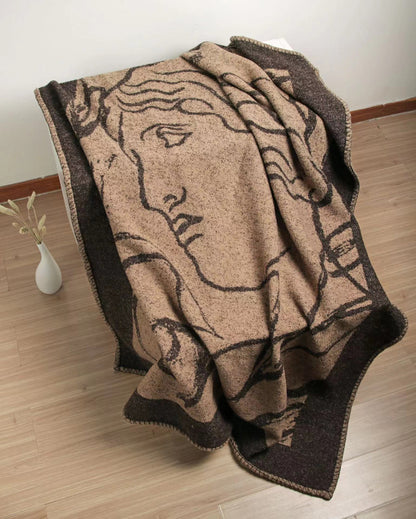 Office Nap Air Conditioning Wool Loop Blanket