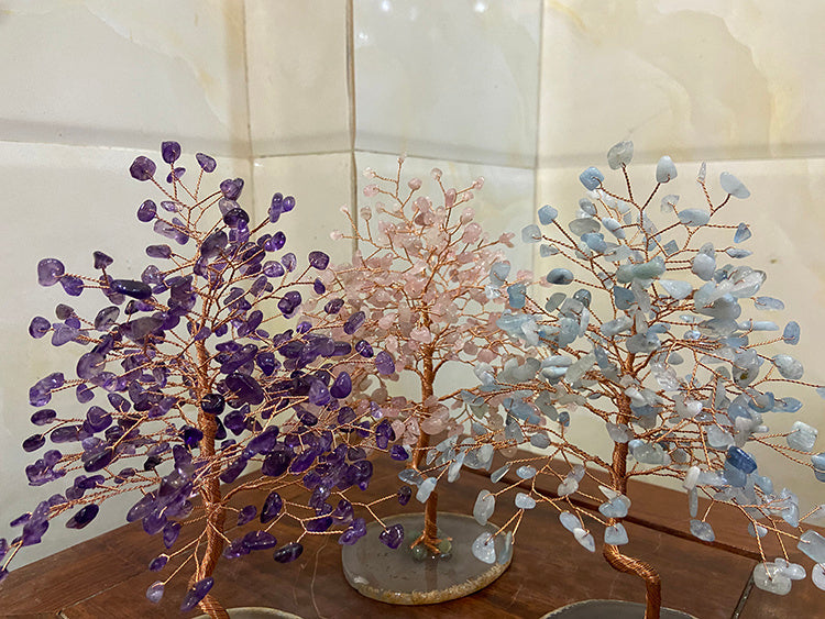 Room Decoration Bookshelf Crystal Tree Decoration