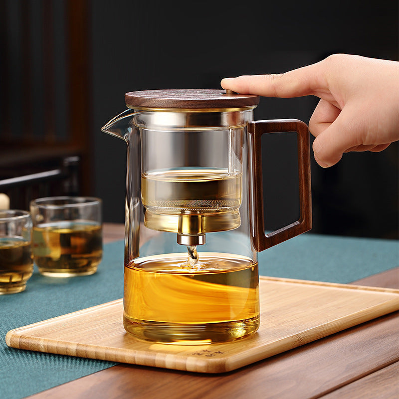 Tea Water Separation Teapot Heat-resistant Glass