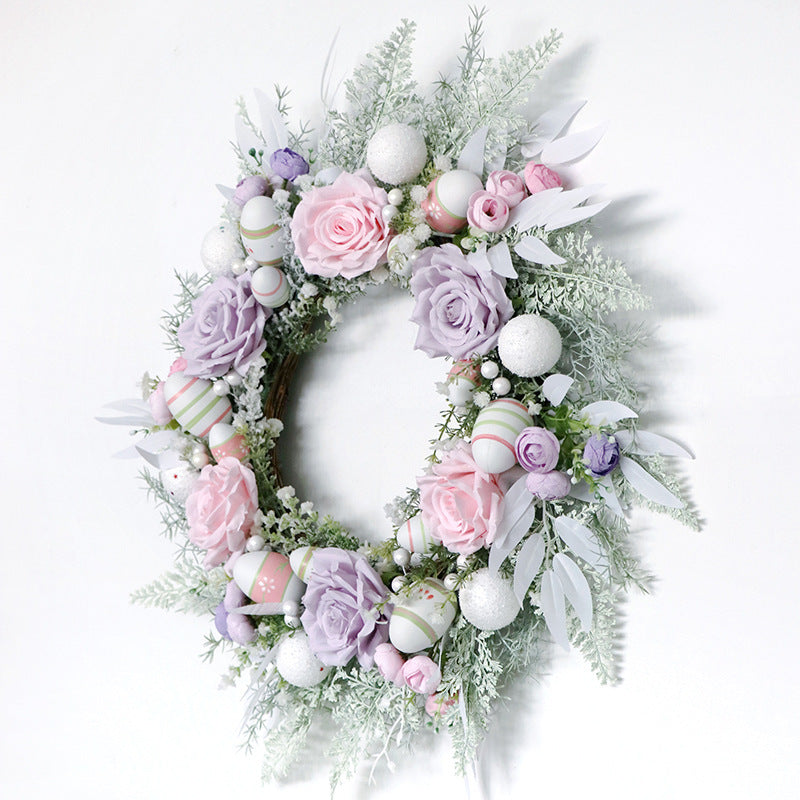 Home Easter Wreath Festive Door Decoration