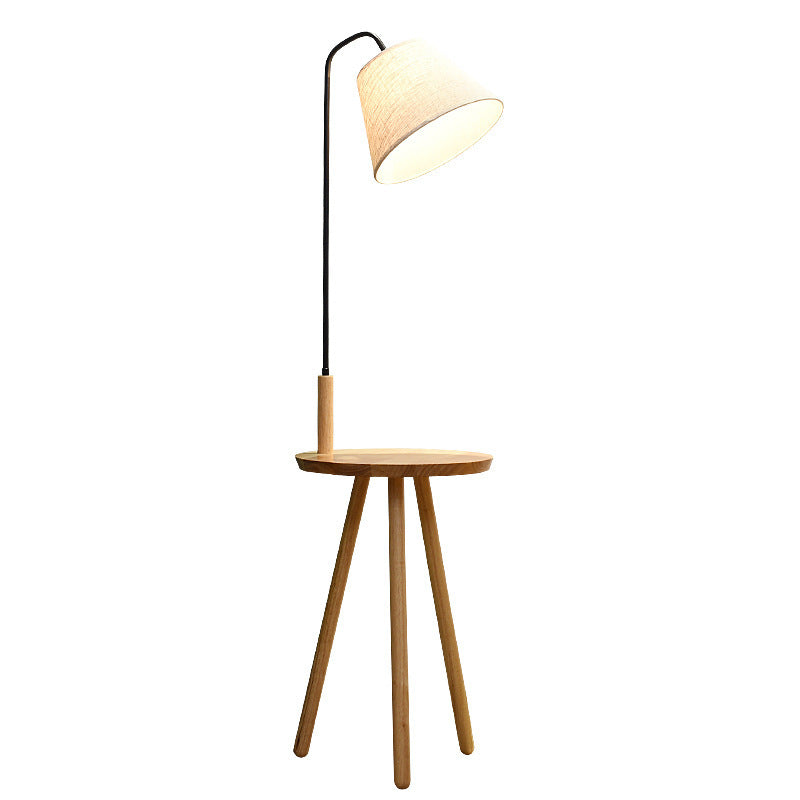 Simple Modern Floor Lamp Standing In Living Room