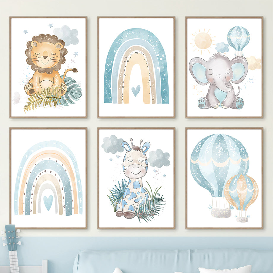 Nordic Mural Poster Baby Room Decoration