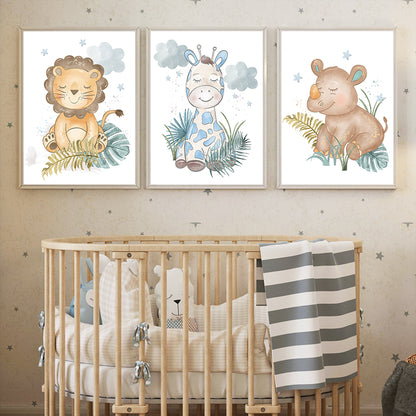 Nordic Mural Poster Baby Room Decoration